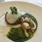 ラ・フェット ひらまつ - オマール海老のリゾット、エスプーマ、イイダコ、クレソンソース