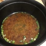 すし岩瀬 - 味噌汁