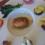 SIZZLE - 白身魚（メイン）と野菜