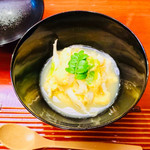 味 ふくしま - 白魚と独活とうるいの柳川仕立て