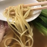 麺屋 一徳 - 麺屋一徳 醤油らーめん 麺