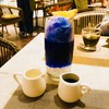Divana signature cafe - ドリンク写真:①Butterfly Pea Granita 200バーツ