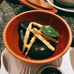 Celadon - ⑨Deep-fried lotus stems with fresh cumin and tamarind sauce