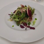 RISTORANTE CANOVIANO - 軽く火を通した鰤のサラダ仕立て