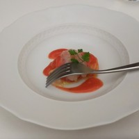 リストランテ カノビアーノ - フルーツトマトとシマエビのカッペリーニ