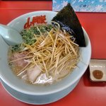 山岡家 - 朝ラーメン（脂少なめ・白髪ネギ）