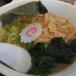 ラーメンガキ大将 - セットの醤油半ラーメン