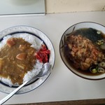 今井橋そば店 - カレー400円天ぷらそば300円