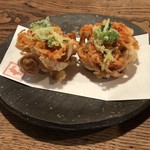 そば切り 鴨嘴 - 季節のかき揚げ