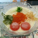 Menyaseiunshi - 限定 冷やし豆乳塩らぁ麺(トマト氷)
