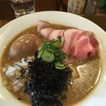 荒町商店中華そば ふじやま - 特製追いサバ節そば 980えん