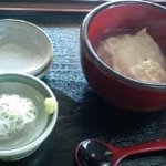 三たて蕎麦 やじま - そばがき