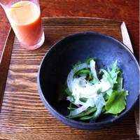 日本料理　時宜 - 人参、オレンジ、牛乳のミックスジュース
