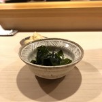 鮨 あらい - （2018年3月）ワカメポン酢