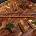 ジューダバレリーノ - 付き出し(ケークサレ・グリッシーニ)　2018.02.06