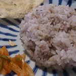 月と亀 - ◎アチャール、○パパド、☆十穀米