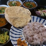 月と亀 - ・筑前インドスペシャル定食 1650円