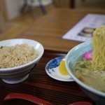 しらかば茶屋 - 塩ラーメン+とりめし