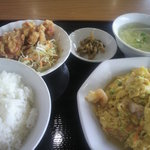 中国料理 同楽縁 - えび玉定食 630円