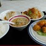 台湾料理　四季紅 - 鶏マヨランチ