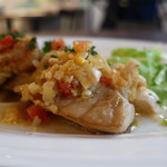 Uo - 白身魚のソテー ビネグレットソースがけ