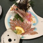 ダイニング まめだ - 金太郎刺 Kintaro Sashimi at Dining Mameta, Higashi Hagi！♪☆(*^o^*)