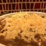 味奈登庵 - カレー南蛮そばにはねぎだ！  揚げ玉だ！  
      ブチまけろ！  #BCMKR!