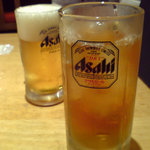 八昌 - ドリンク写真:かんぱーい　私はウーロン茶ですけど。。