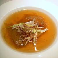 広東料理 センス - 特大フカヒレ姿の金華ハムの香りのとろみスープ