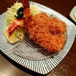 とんかつ檍 - エビフライ定食