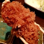とんかつ檍 - カキフライ　リフト！
