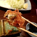 とんかつ檍 - カキフライ　リフト！
