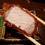 とんかつ檍 - 上ロース　リフト！