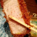 とんかつ檍 - 上ロース　ピンクソルトで！