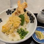 讃岐うどん 本格手打 てつ家 - 【2018/3】えびちく天ぶっかけ