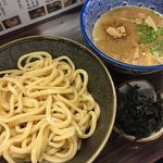 Yumenoya - 濃厚豚骨魚介 三代目つけ麺（並）＋岩のり