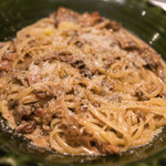 わいん食堂 Chez とし - 2018.3 ポルチーニ クリームソース リングイネ（1,400円）