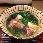 東麻布 天本 - スチームホタルイカ