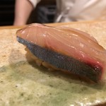 東麻布 天本 - 天然シマアジ