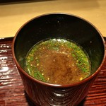 東麻布 天本 - 赤出汁