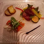 仏蘭西料理 エトワール - 前菜。盛り付けもきれいです