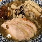 麺屋一燈 - 2018.3 月曜日限定「きのこ鶏そば」②