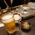 匠の庭 - ビールきたぁ