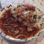 平日昼だけ - 和だしそぼろカレー＋ひきわり納豆＋みょうが