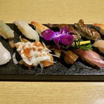 SAIKKO - 盛り合わせ寿司(모듬초밥:モドゥムチョバッ)12貫15000ウォン