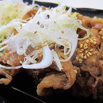 吉野家 - 牛カルビ生姜定食アップ画像