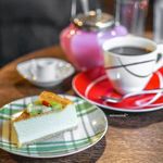 うてな喫茶店 - チーズケーキ、深煎りブレンド