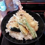 そば処益市 - 天丼　美味い!