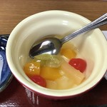 廣石 - ヒレカツ定食のデザート