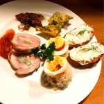 はす亭 - 前菜盛り合わせ（1200円）